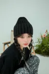 Silver-threaded headscarf cap, men's fashionable baseball cap, velvet baseball cap, breathable, comfortable and versatile headscarf accessory, decorative hat, headscarf accessory Specification image